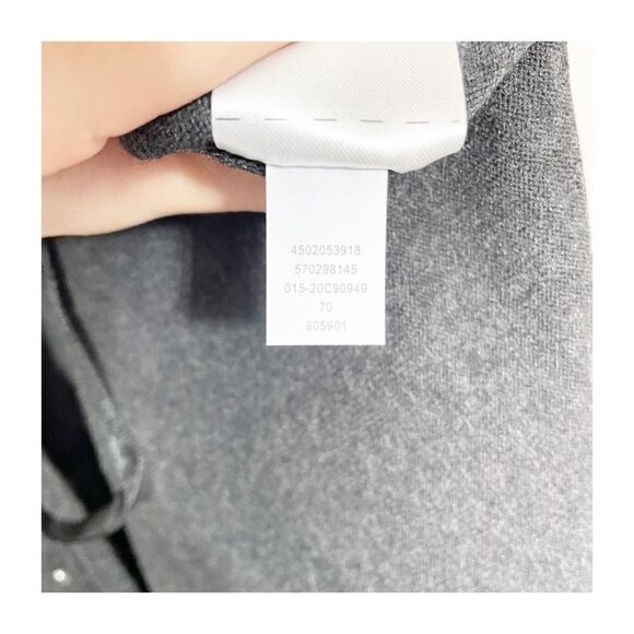 Chico's Sweater Womens Pullover Studded Bateau Neck Gray Ladies Medium NEW - Picture 6 of 7